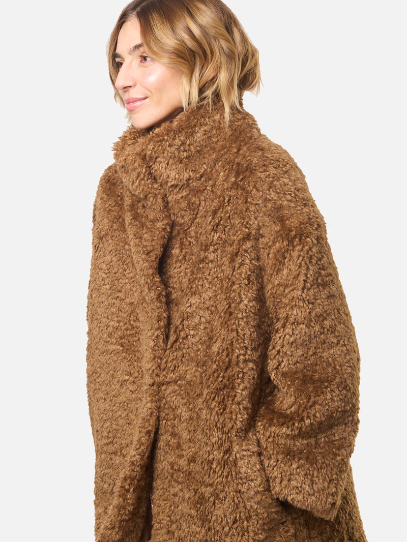 HERNO Cappotto curl faux fur