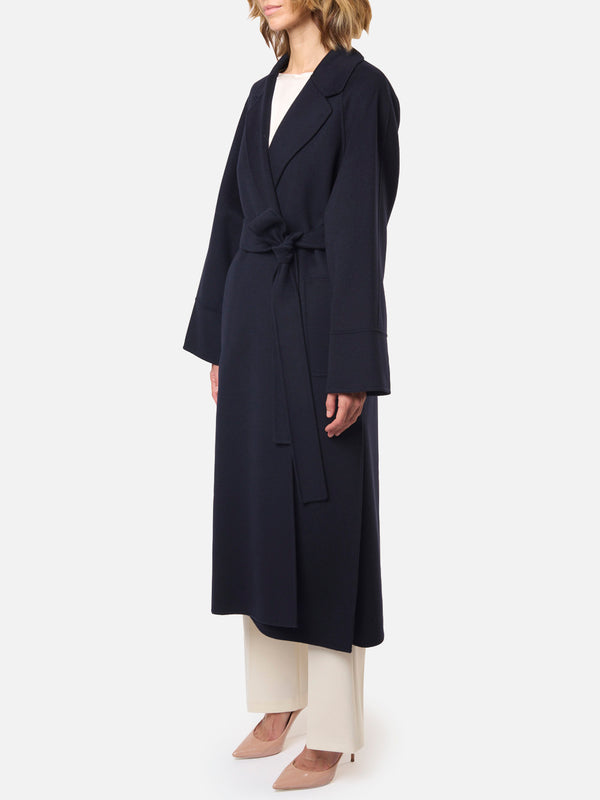 MAX MARA S Cappotto in lana double con cintura