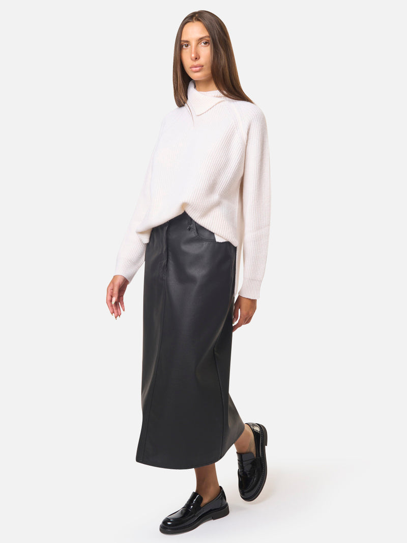 MAX MARA WEEKEND Gonna midi effetto pelle