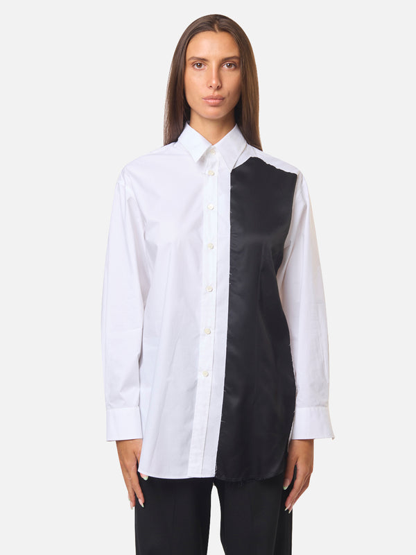 MM6 MAISON MARGIELA Camicia a contrasto