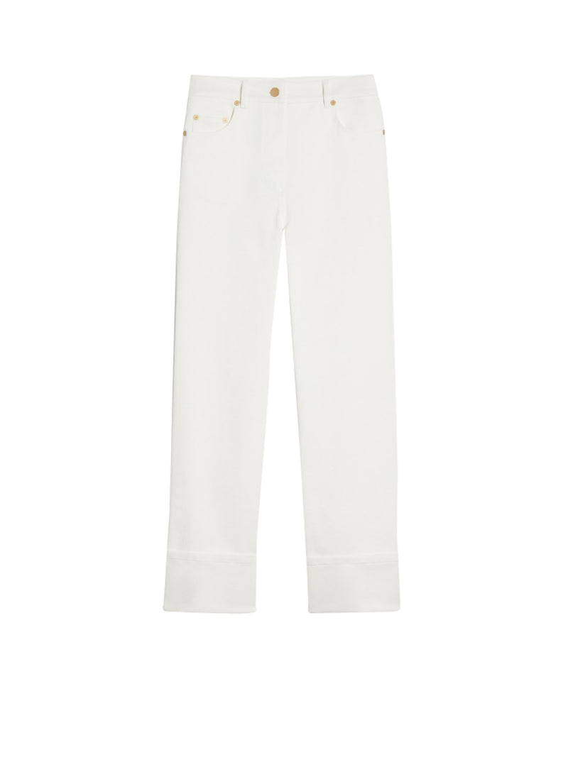 MAX MARA S Pantalone in boule di cotone